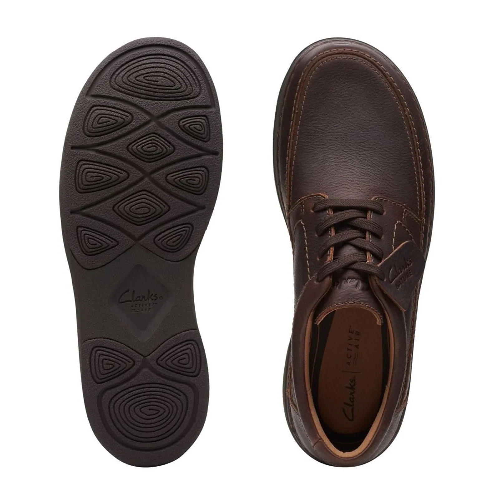 Clarks Nature 5 Lo Lace Up (Men) - Dark Brown Leather