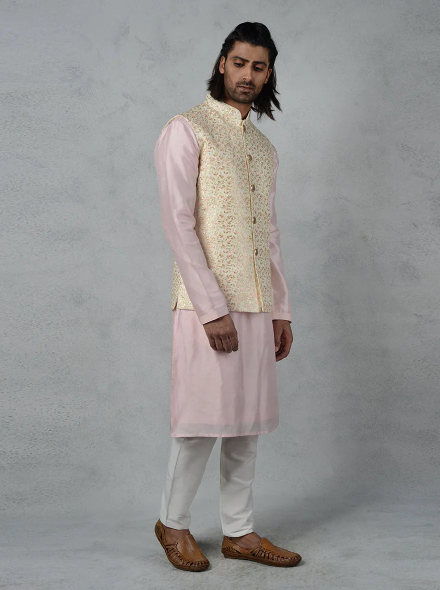 Cream Bandhgala Jacket | TULA