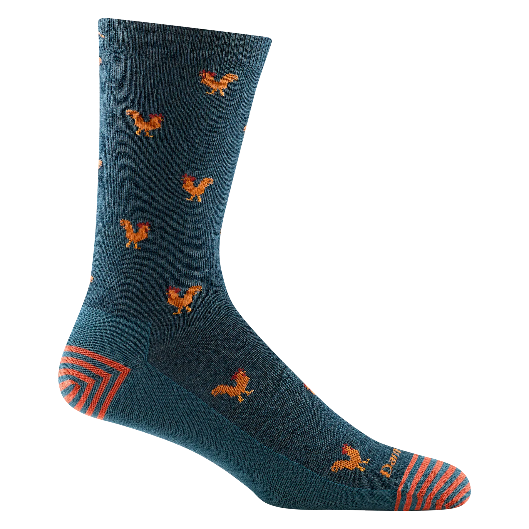 Darn Tough 6060 Men's Strut Crew Lightweight Lifestyle Sock - Dark Teal