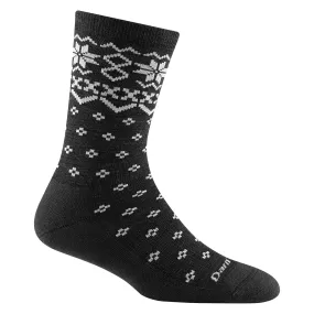 Darn Tough 6088 Women's Shetland Crew Lightweight Lifestyle Sock - Charcoal