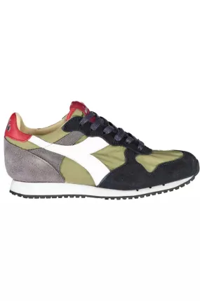 Diadora Green Leather Women Sneaker