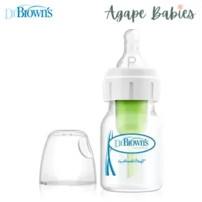 Dr Brown's  PP Narrow - Neck Options Baby Bottle, 2 OZ / 60 ML