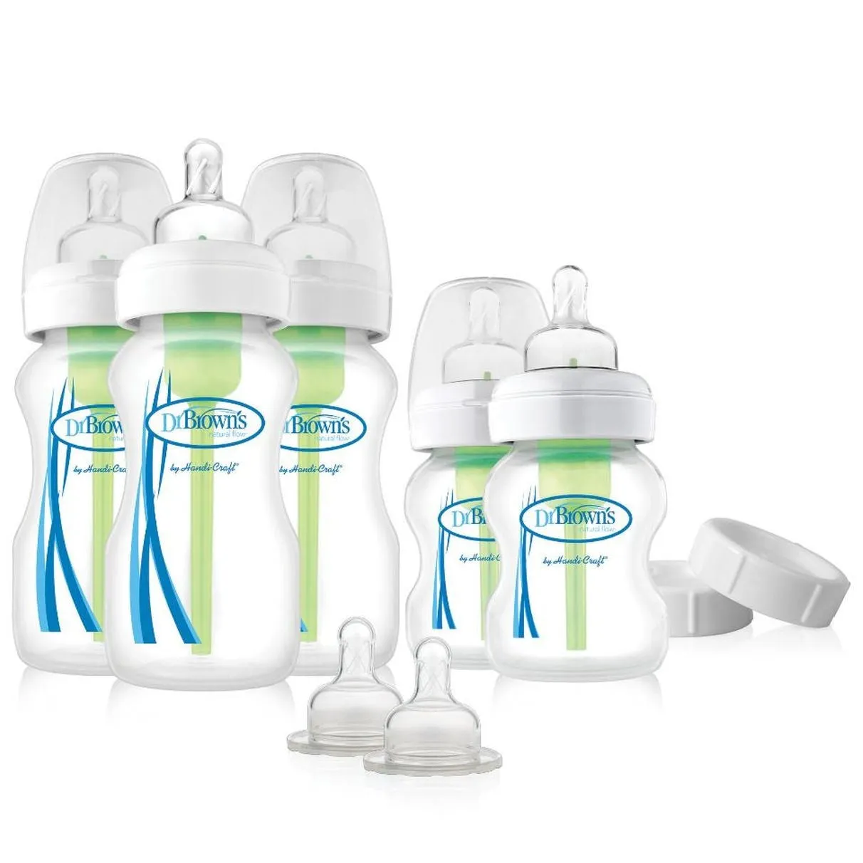 Dr Brown's PP Wide-Neck Options Bottle   Newborn Feeding Set (2X270&1X150)