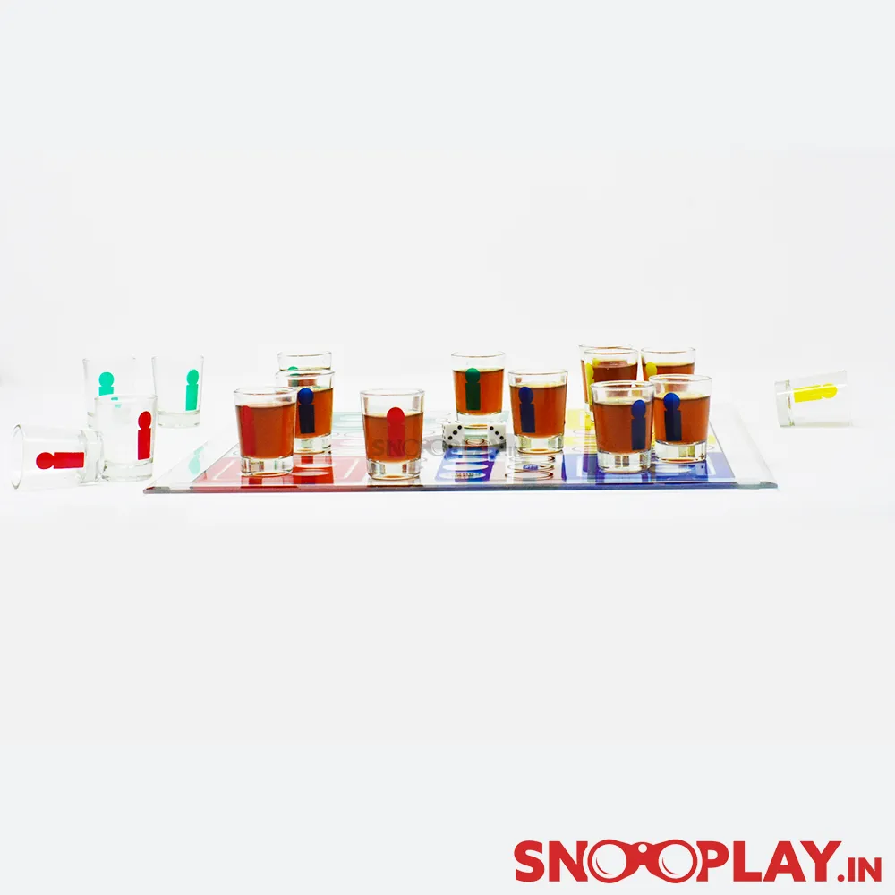 Drinking Ludo Game (With Shot Glasses) Party Game