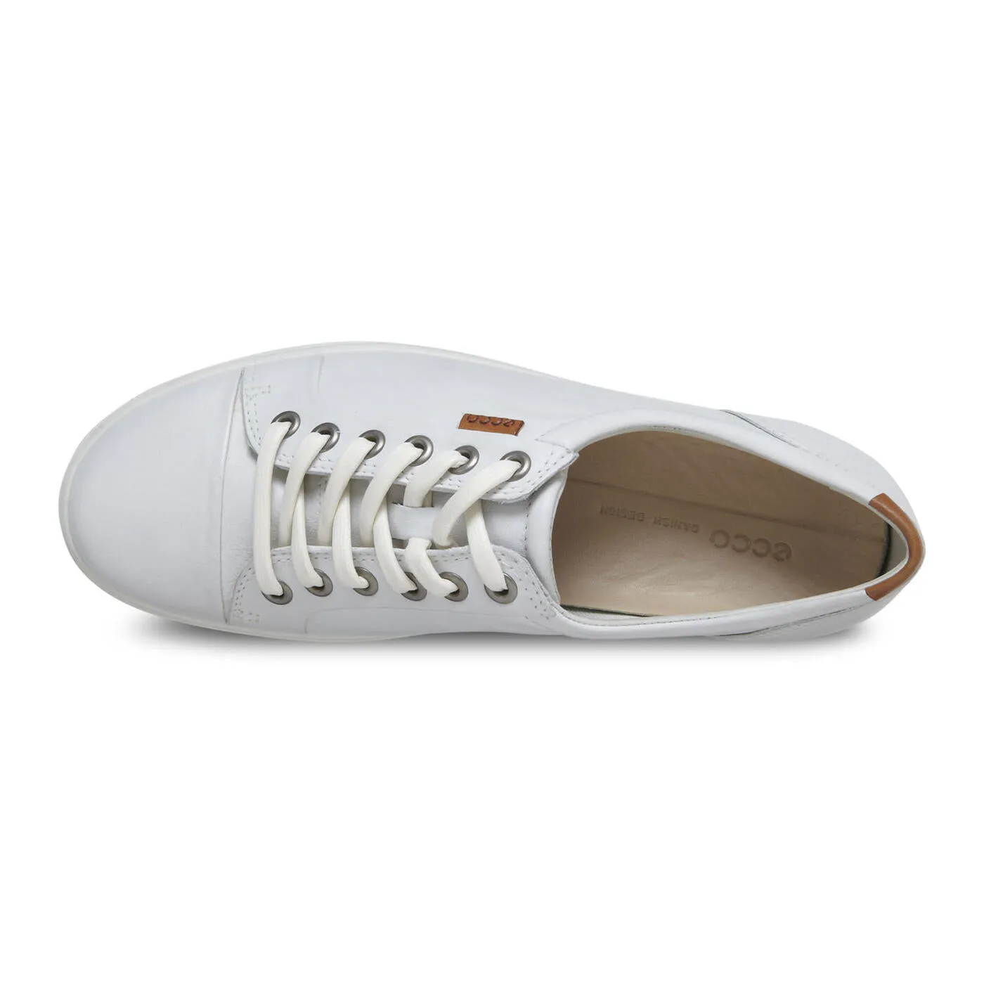 Ecco Women's Soft 7 Sneaker in White Droid