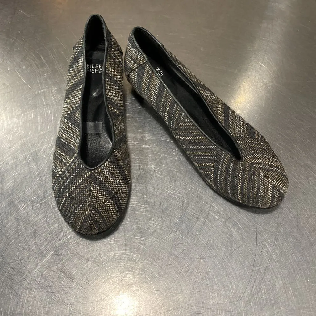 Eileen Fisher woven leather flats 7