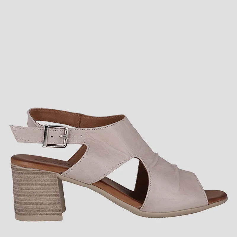 ELINOR - TAUPE LEATHER