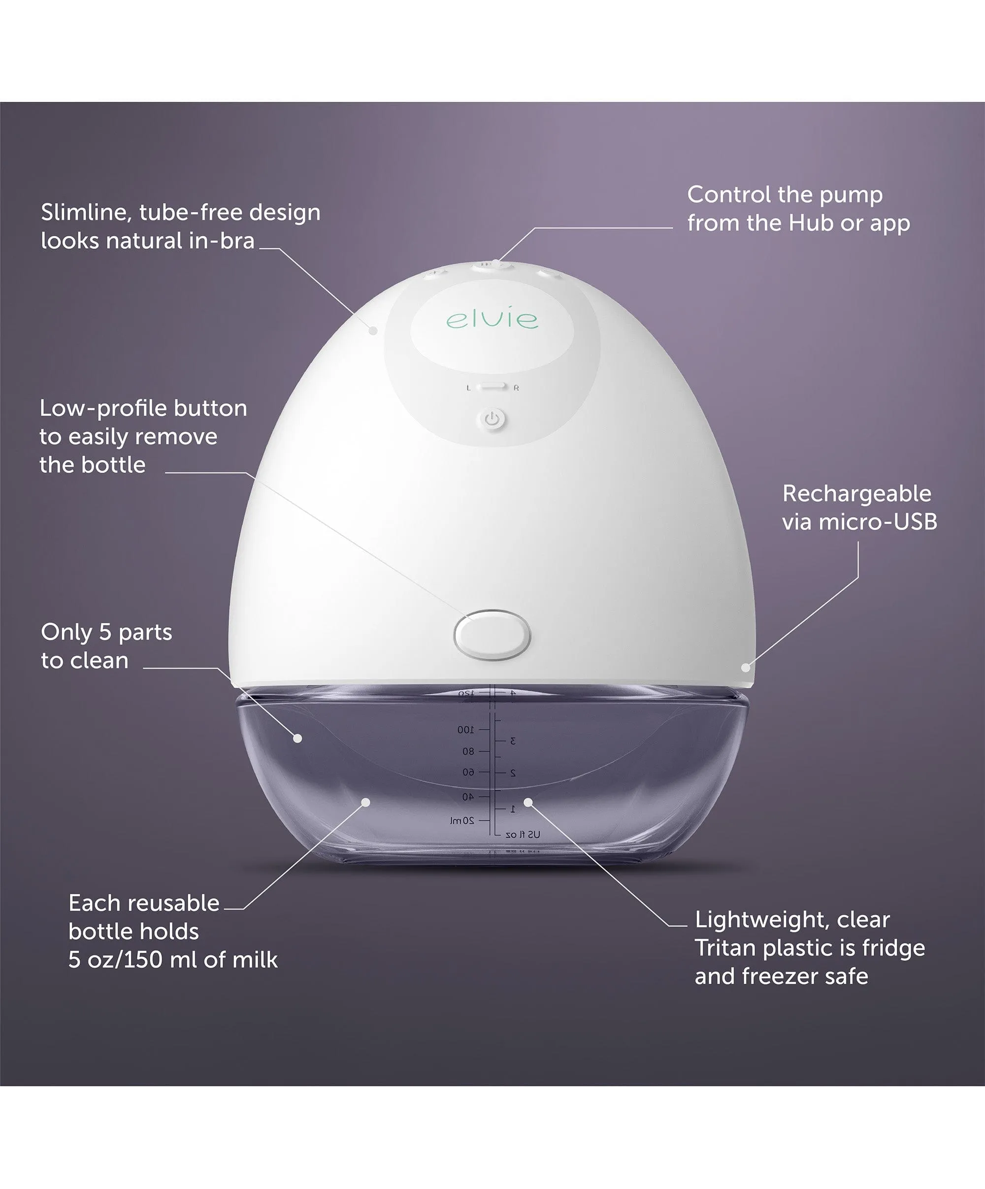 Elvie Single Electric Breast Pump