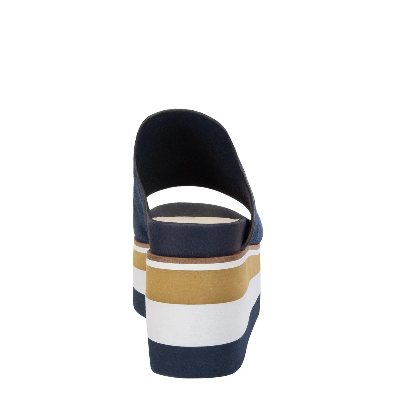 FLOW in NAVY Platform Sandals