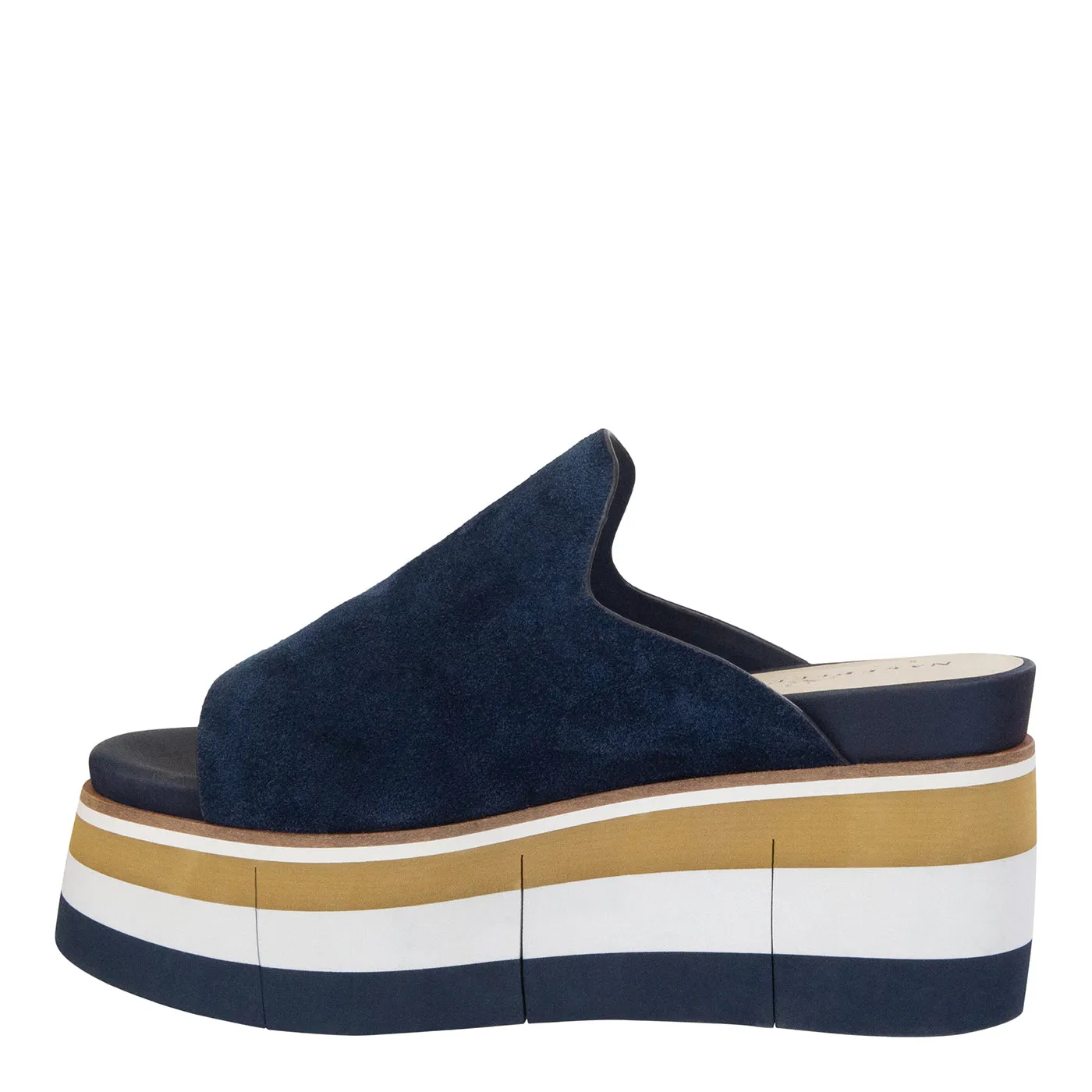 FLOW in NAVY Platform Sandals