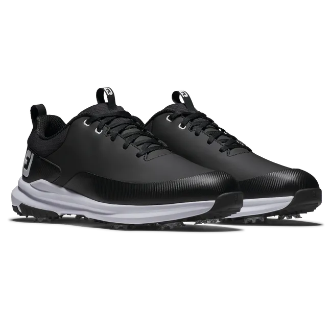 FootJoy Men's Tour Rival Golf Shoes- Black/White