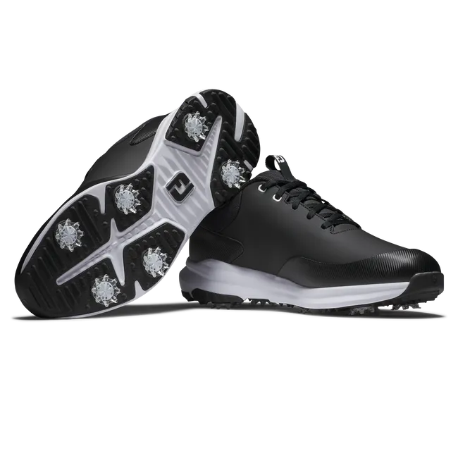 FootJoy Men's Tour Rival Golf Shoes- Black/White