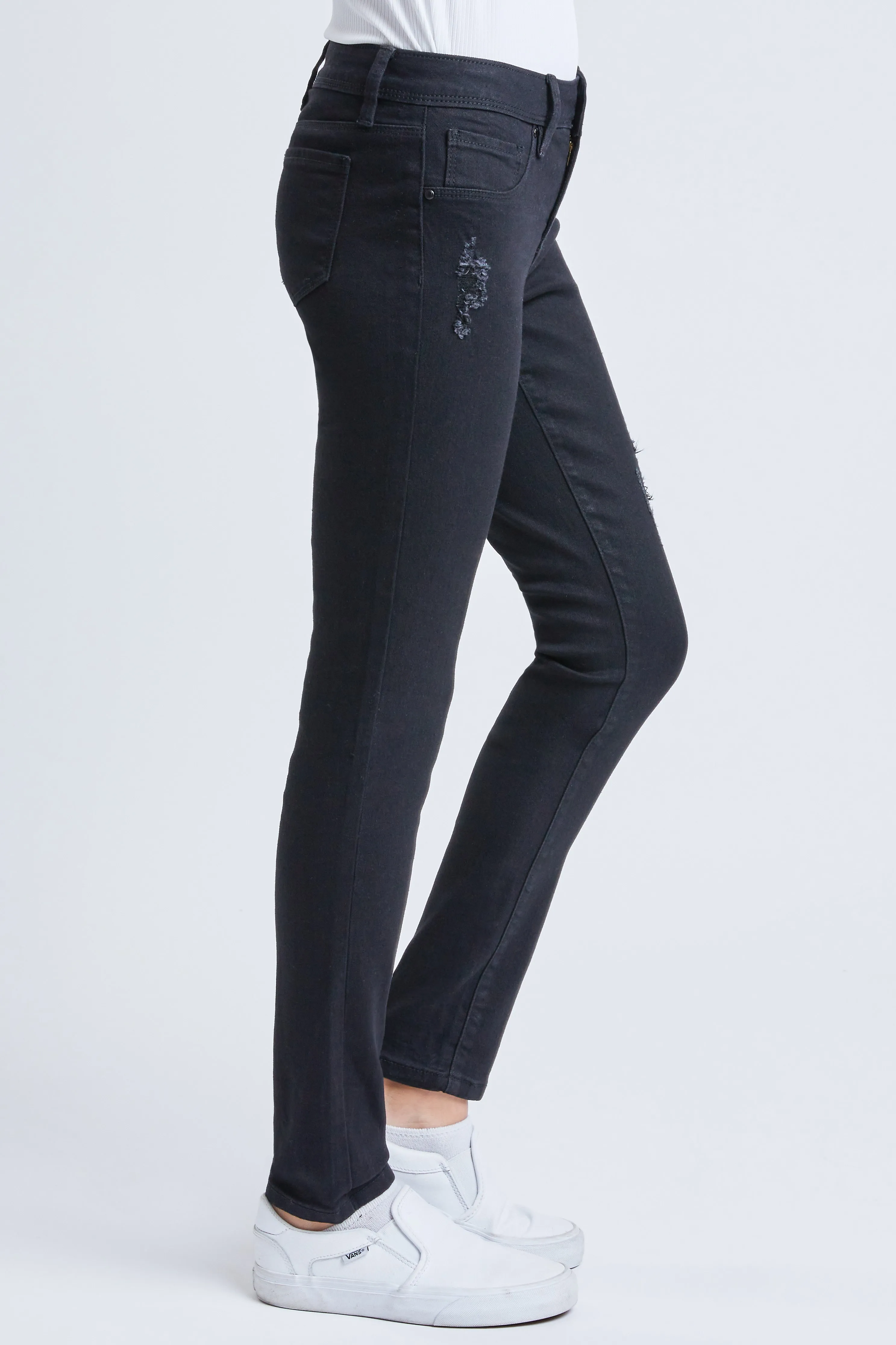 Girls Essential Skinny Jeans With Faux Front Pockets