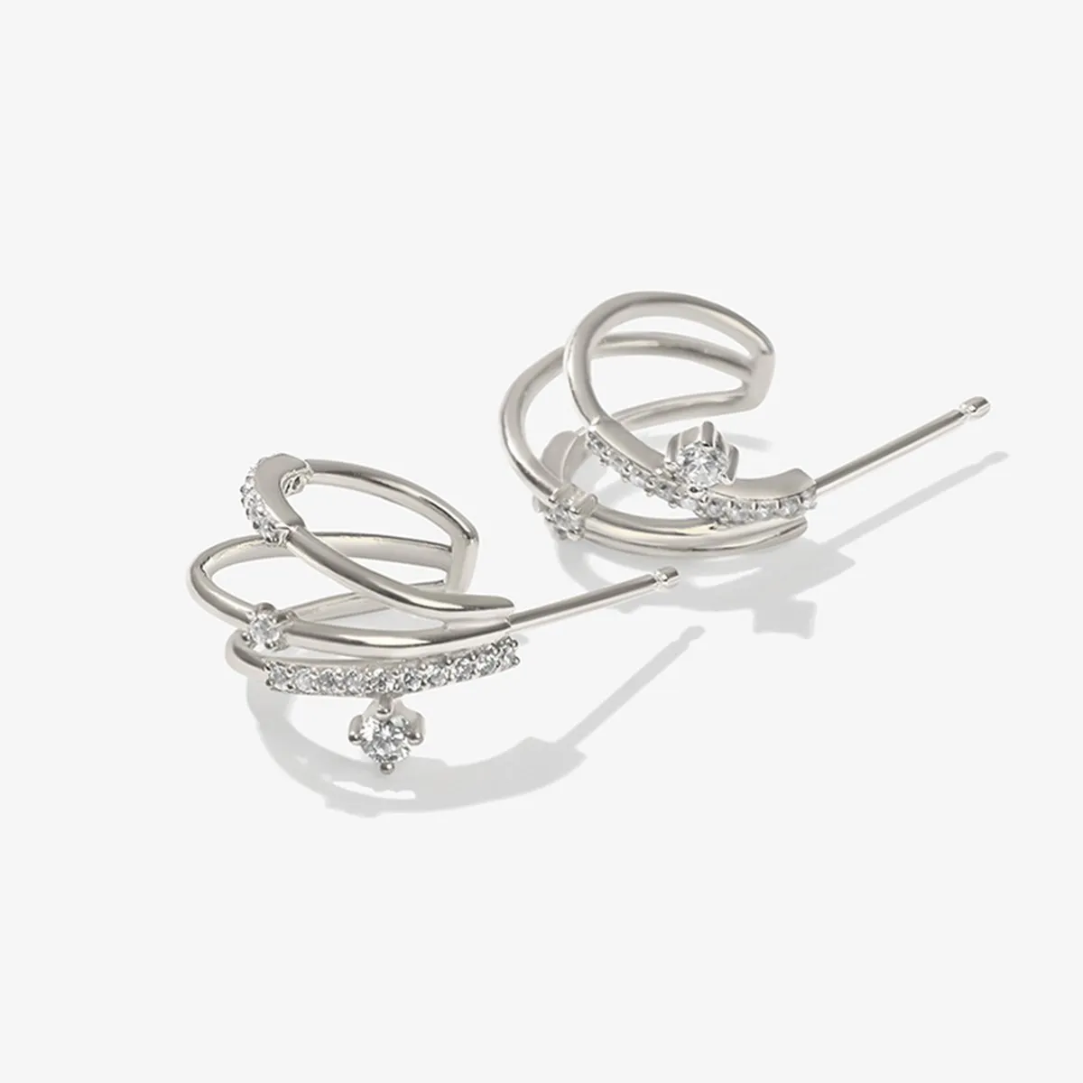 Griss hoop earrings