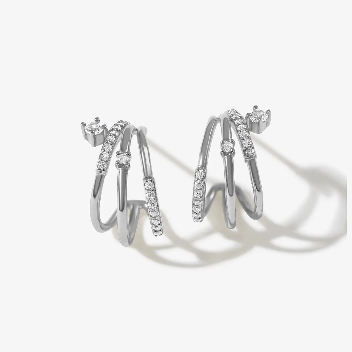 Griss hoop earrings