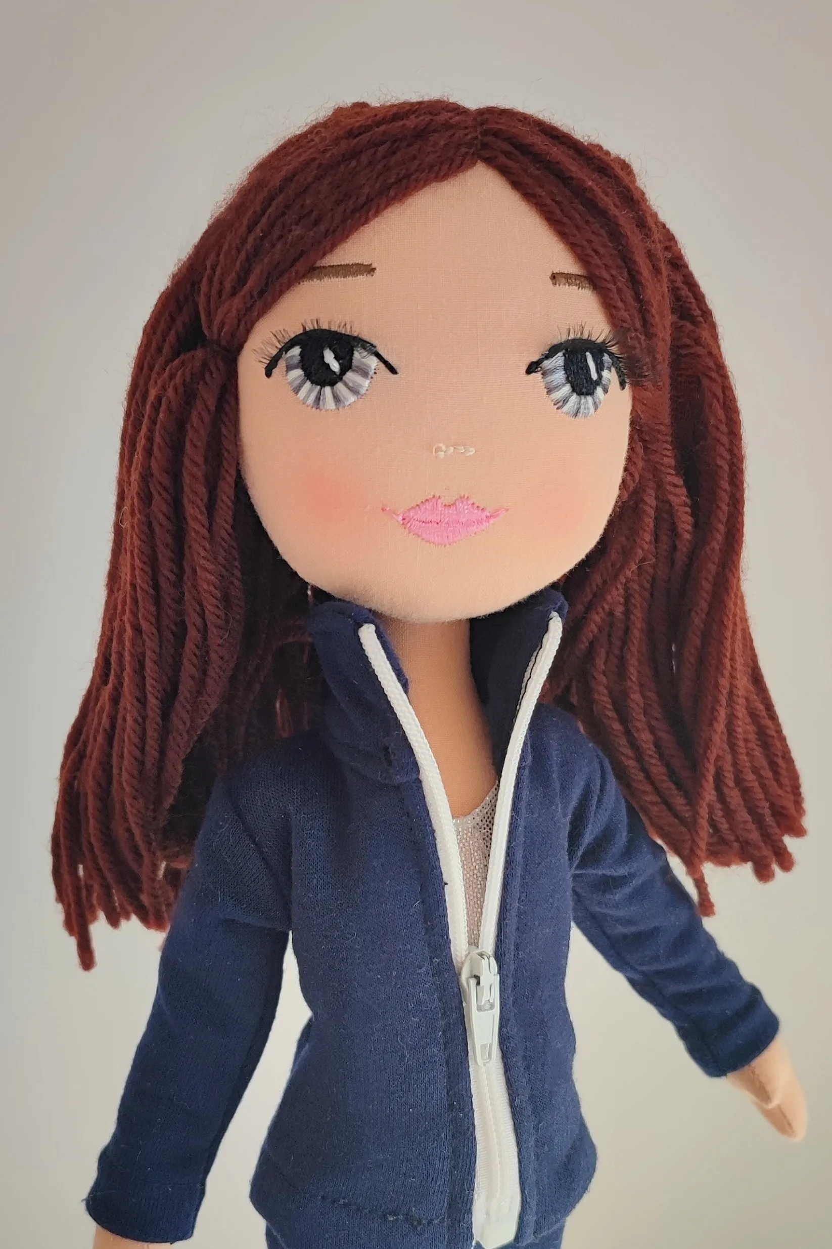 Gymnast Doll (dark brown)