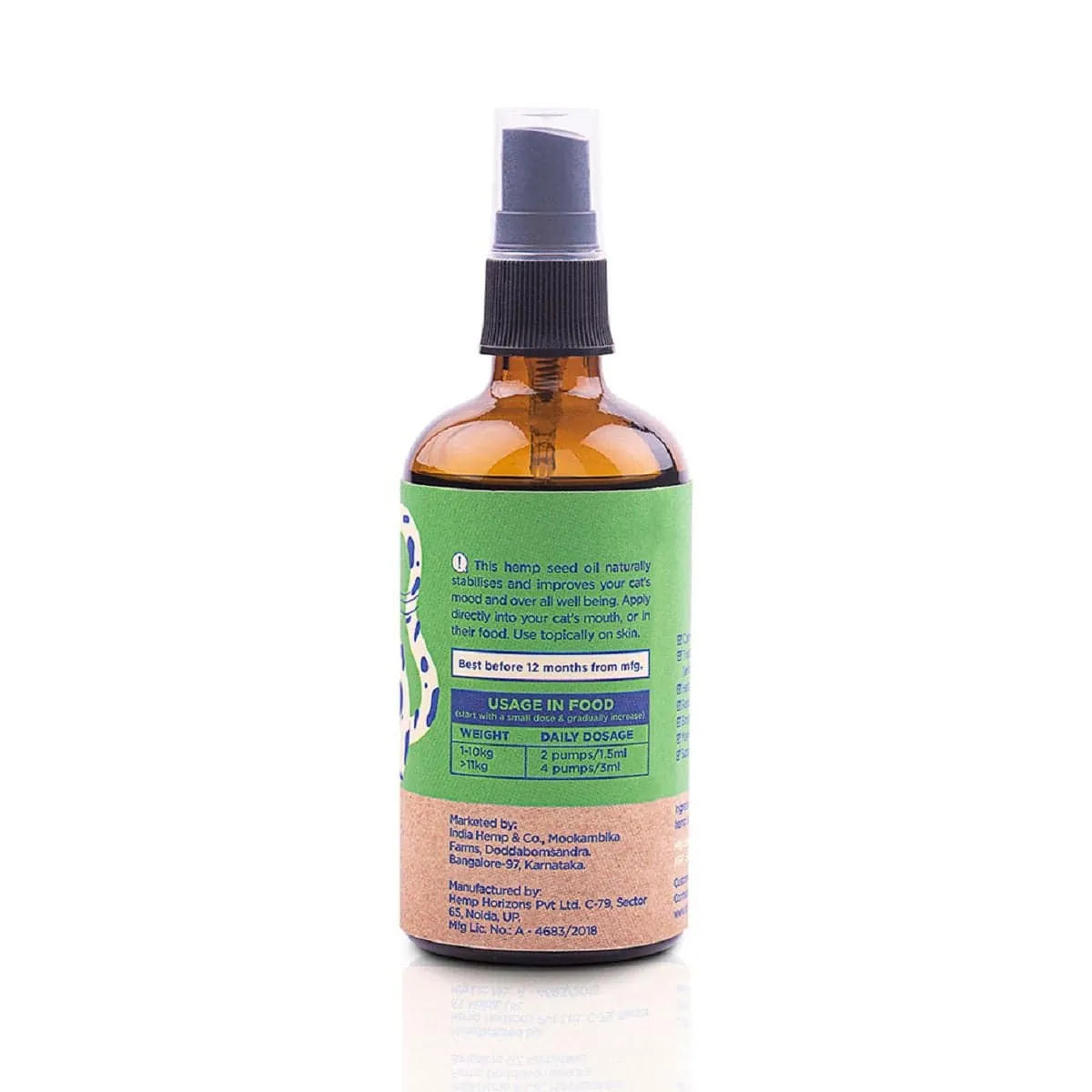 Hemp Seed Pet Oil - Cat