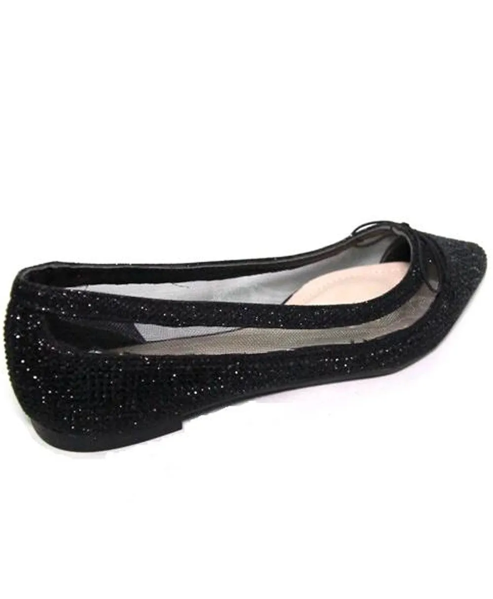 Jessie Rhinestone Flats