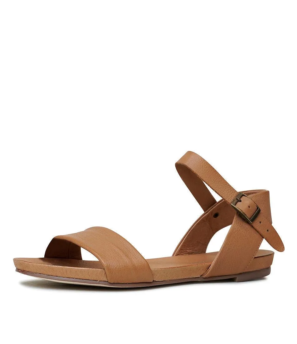 Jinnit Tan Leather Sandals