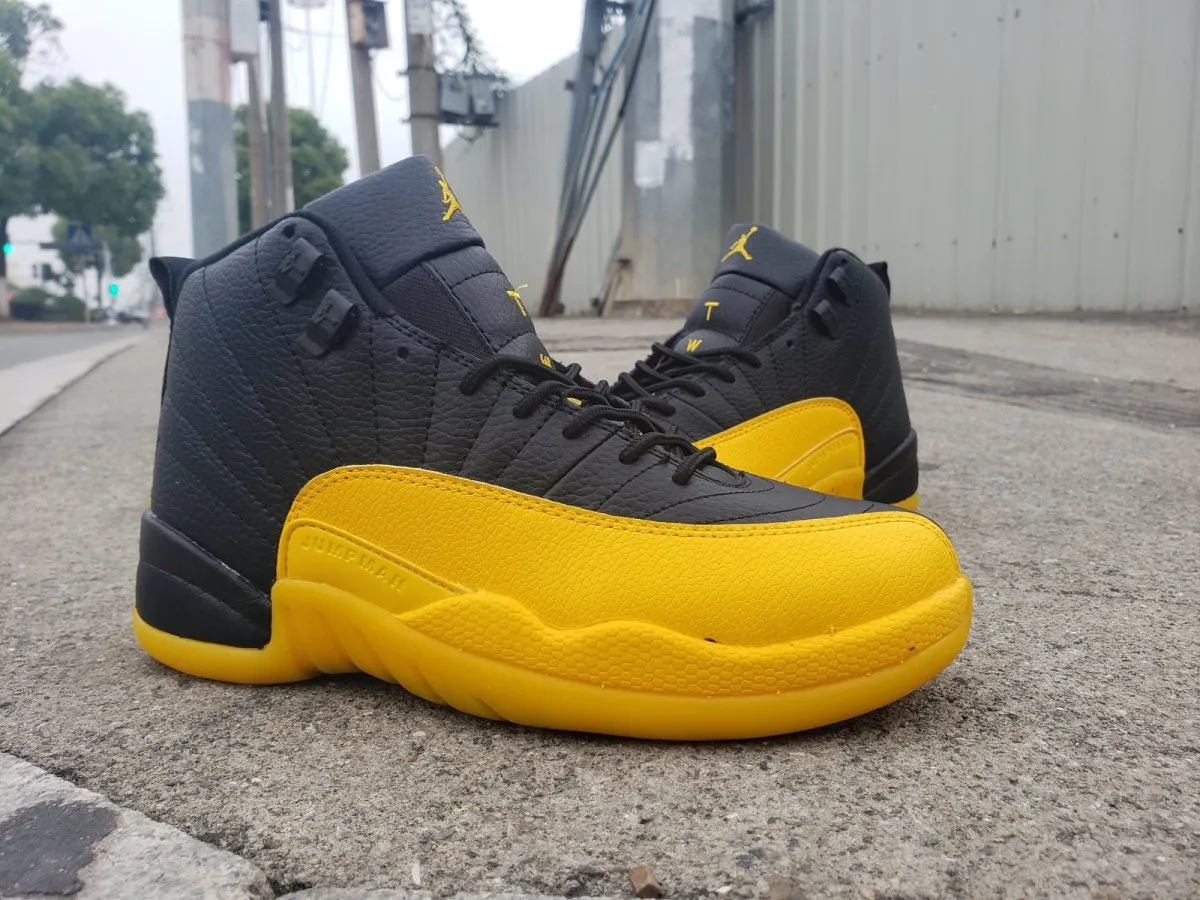 JORDAN 12 RETRO x BLACK UNIVERSITY GOLD