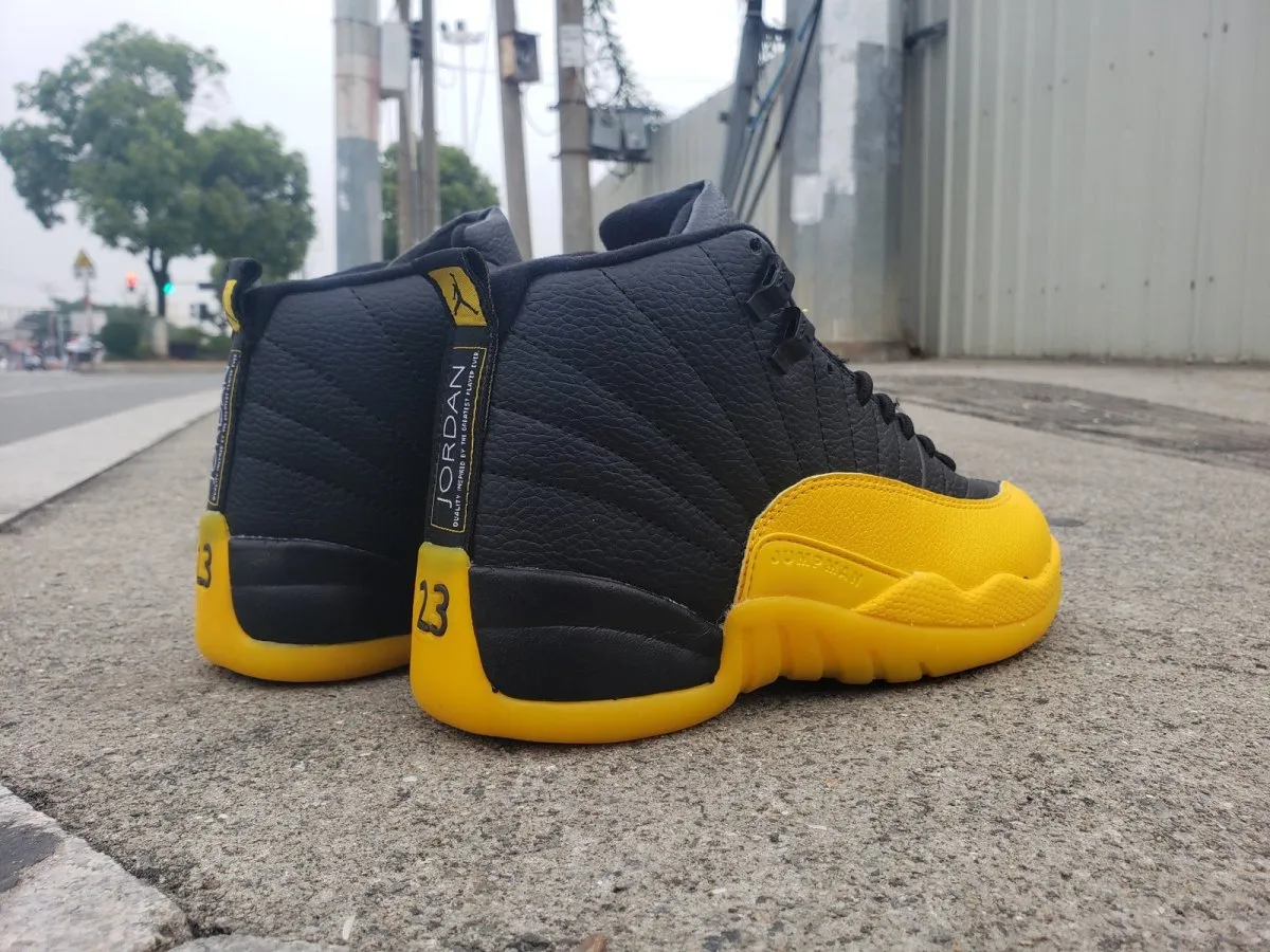 JORDAN 12 RETRO x BLACK UNIVERSITY GOLD