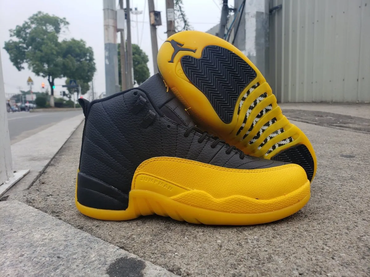 JORDAN 12 RETRO x BLACK UNIVERSITY GOLD