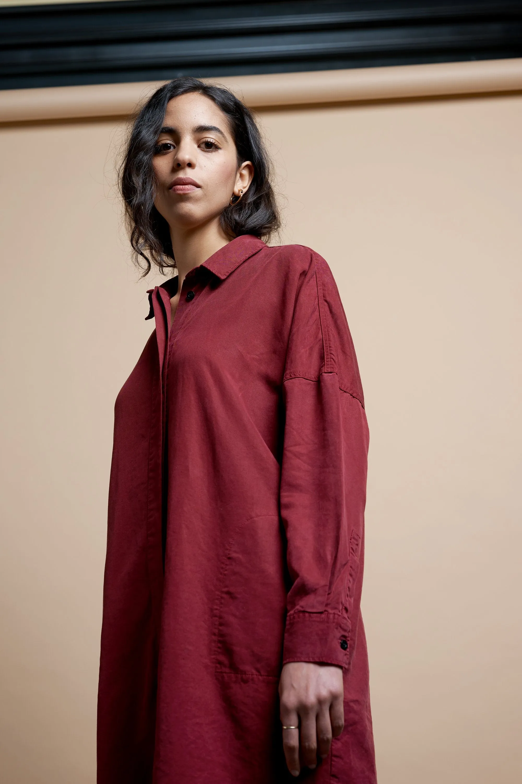 juliana dress burgundy <br> by Kings Of Indigo