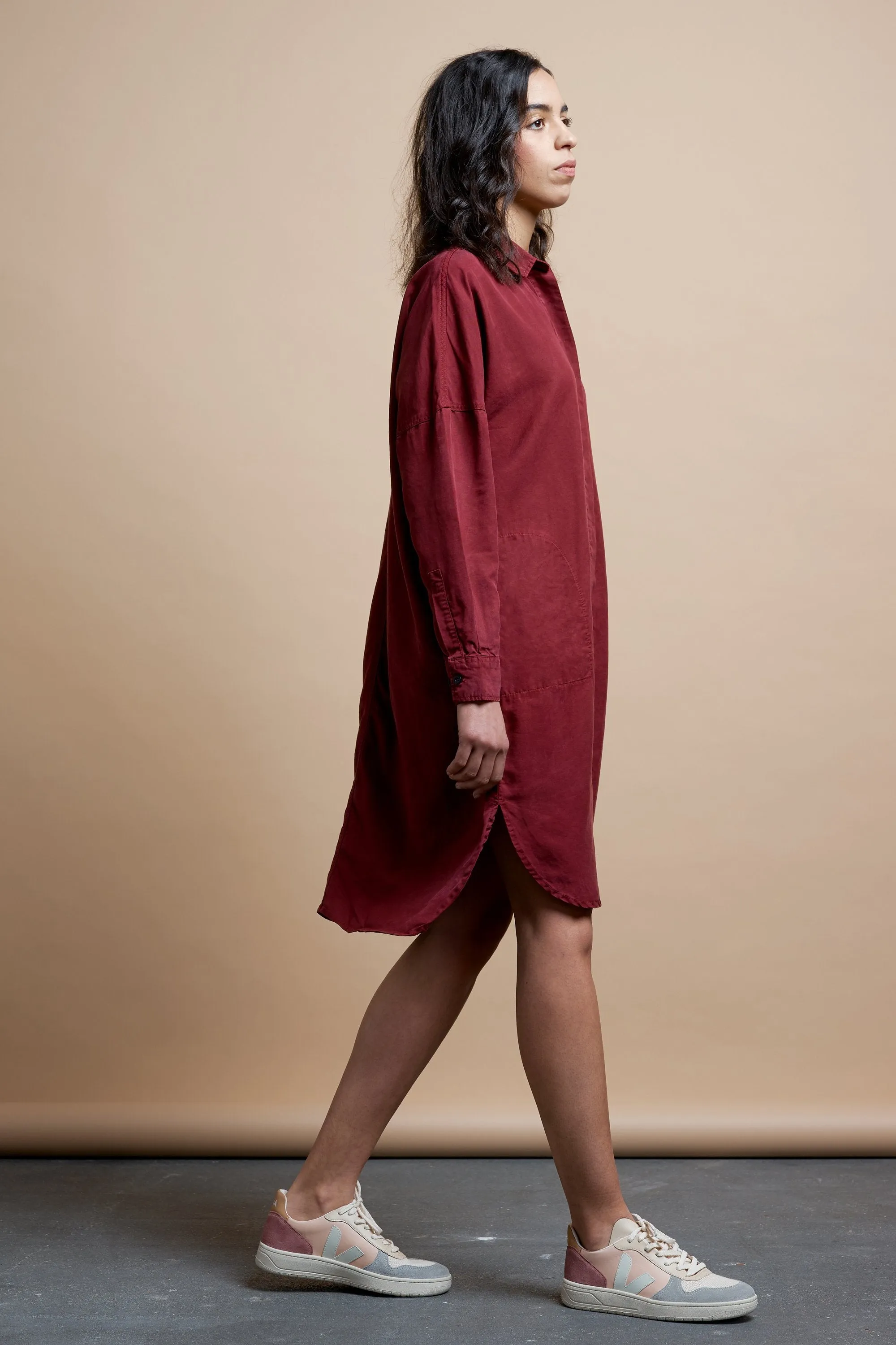 juliana dress burgundy <br> by Kings Of Indigo