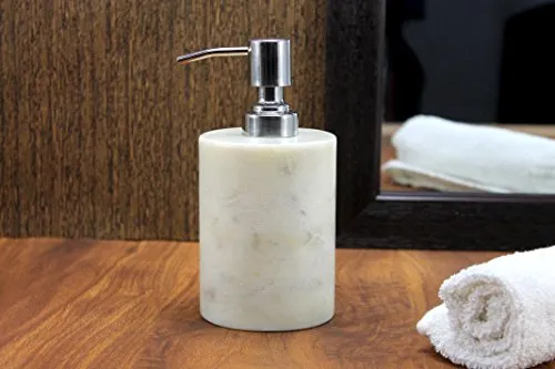 Kleo Marble Soaplotion Dispenser White Stone Bathroom Accessories