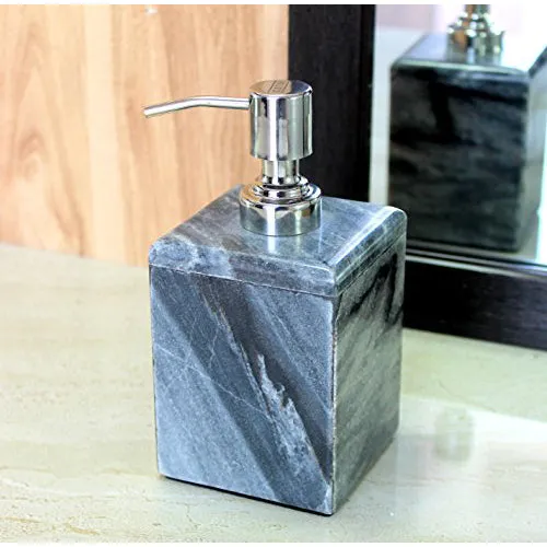 Kleo Soap Lotion Dispenser Bathroom Accessories Bath Set Grey