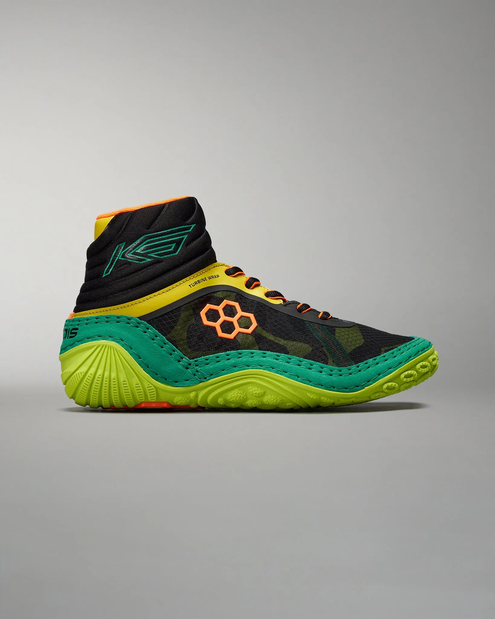 KS Turbine Youth Wrestling Shoes - Poison Green