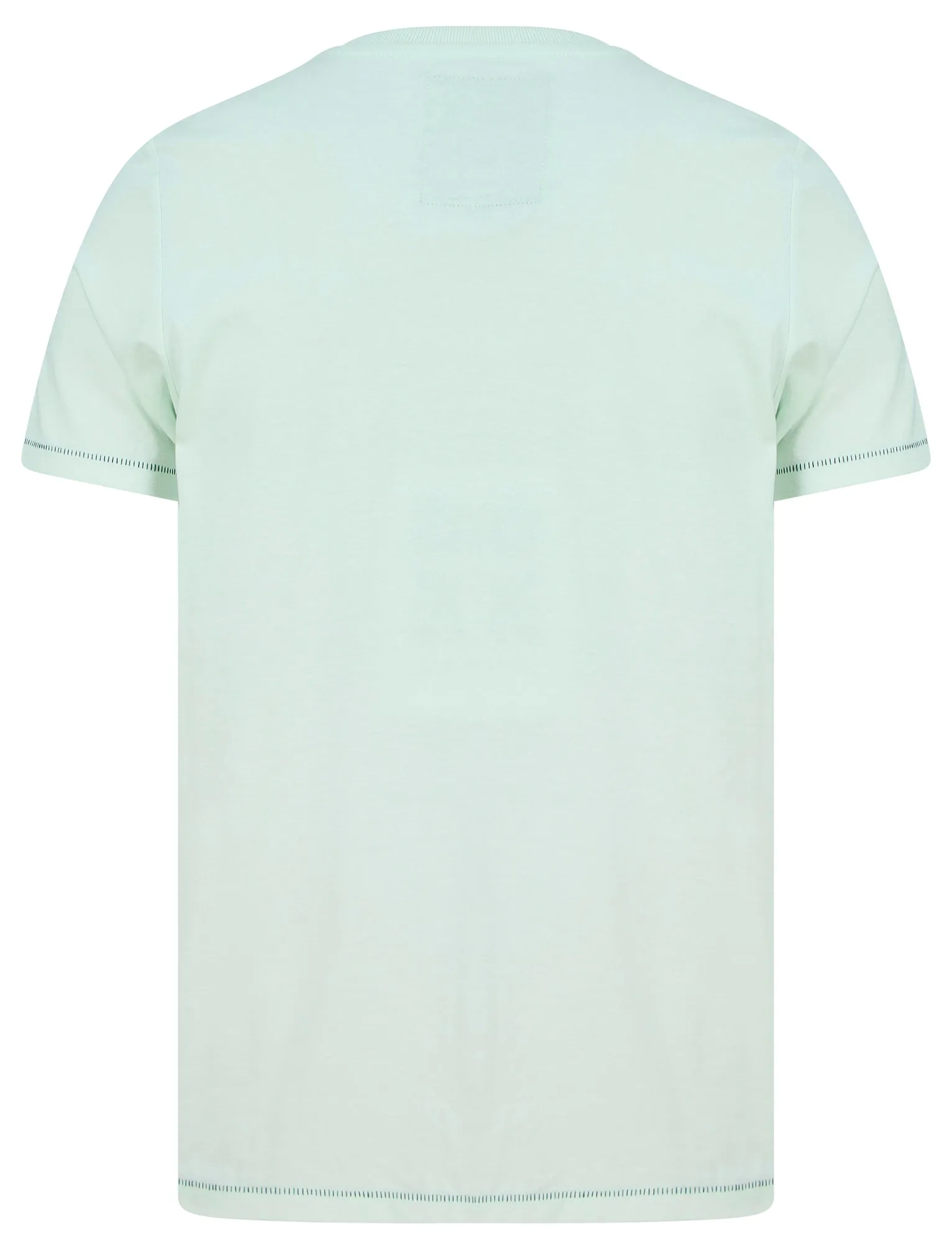 Larkers Motif Cotton Jersey T-Shirt in Hint Of Mint - Tokyo Laundry