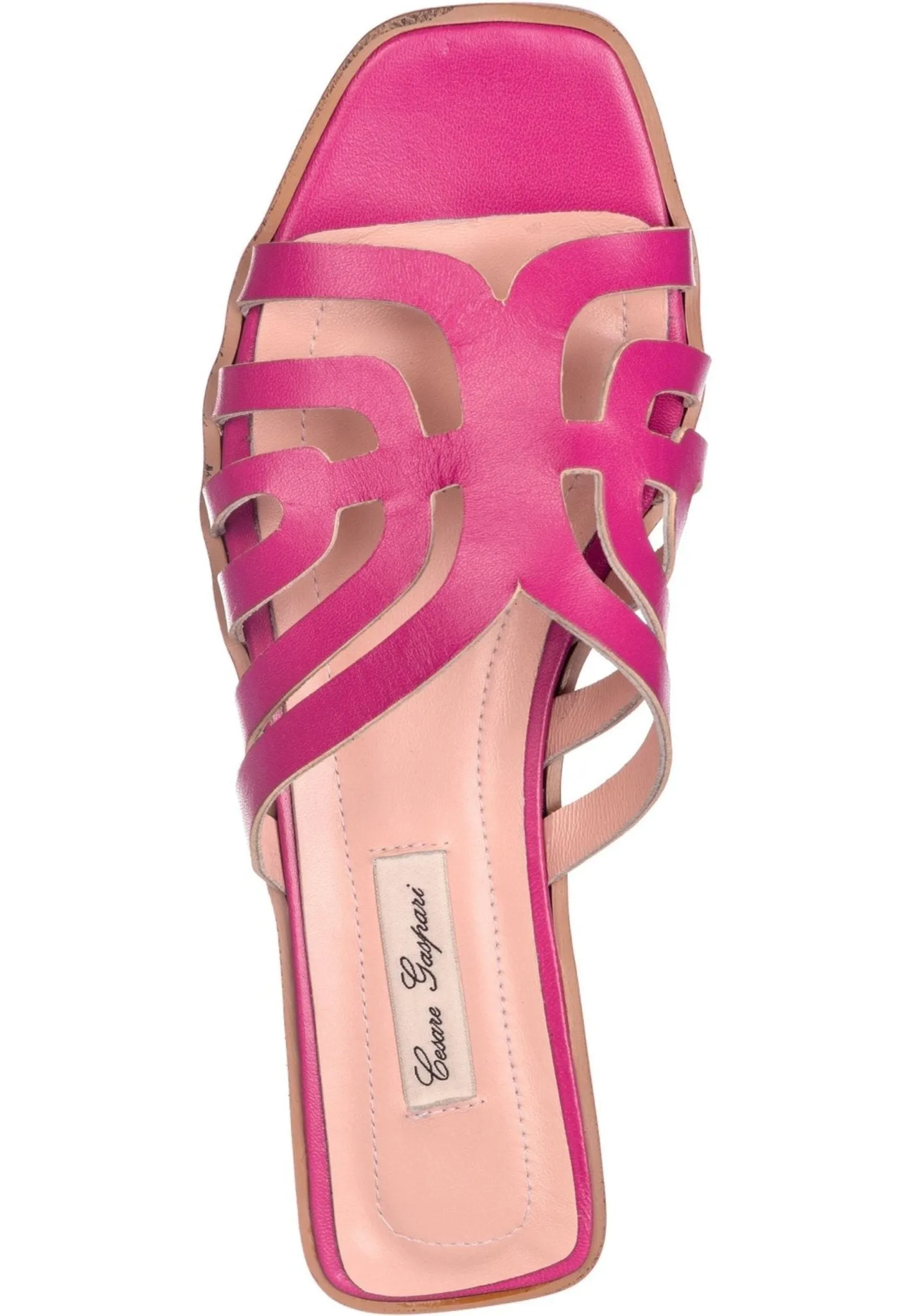 Laser Cut Sandals - Pink