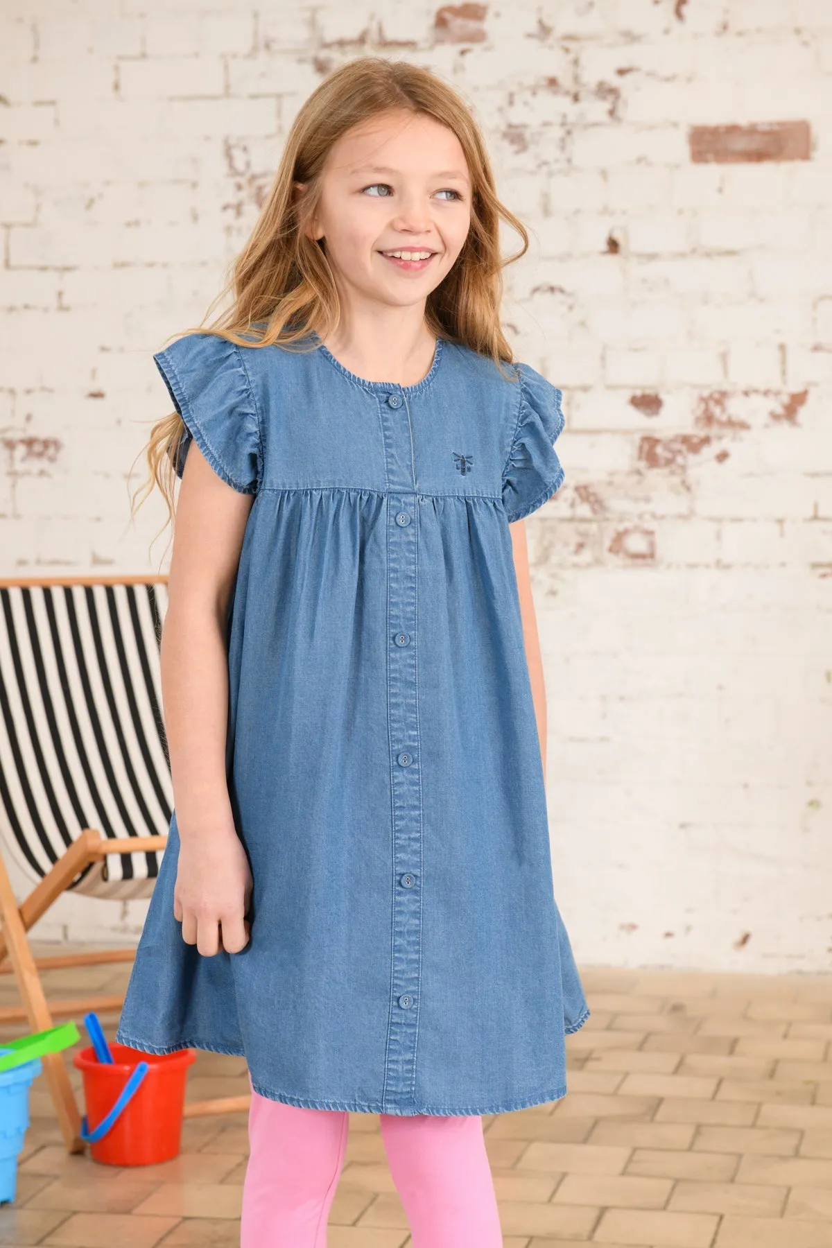 Lexie Dress - Soft Denim