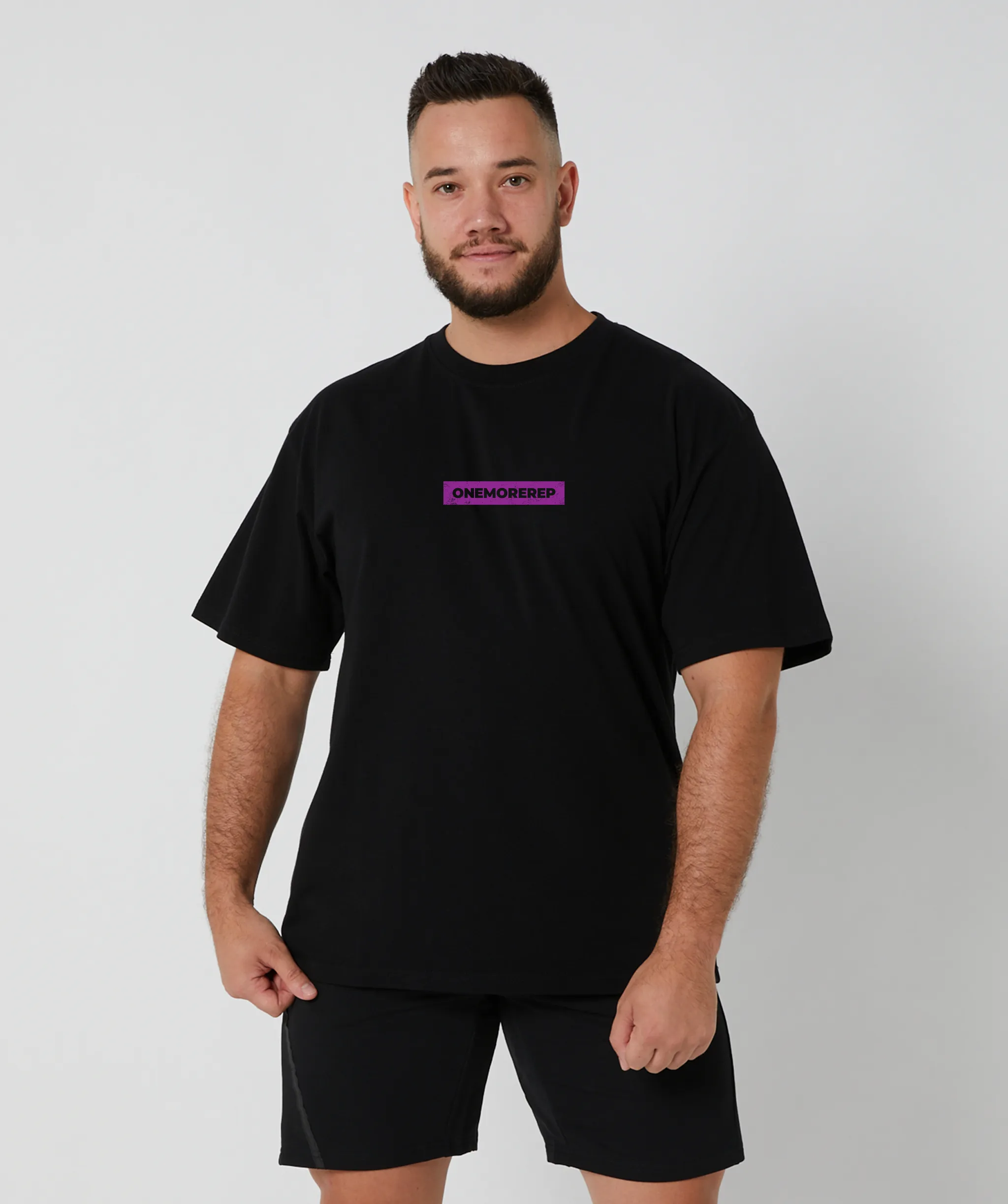 Lifting Club Tee Black/Violet