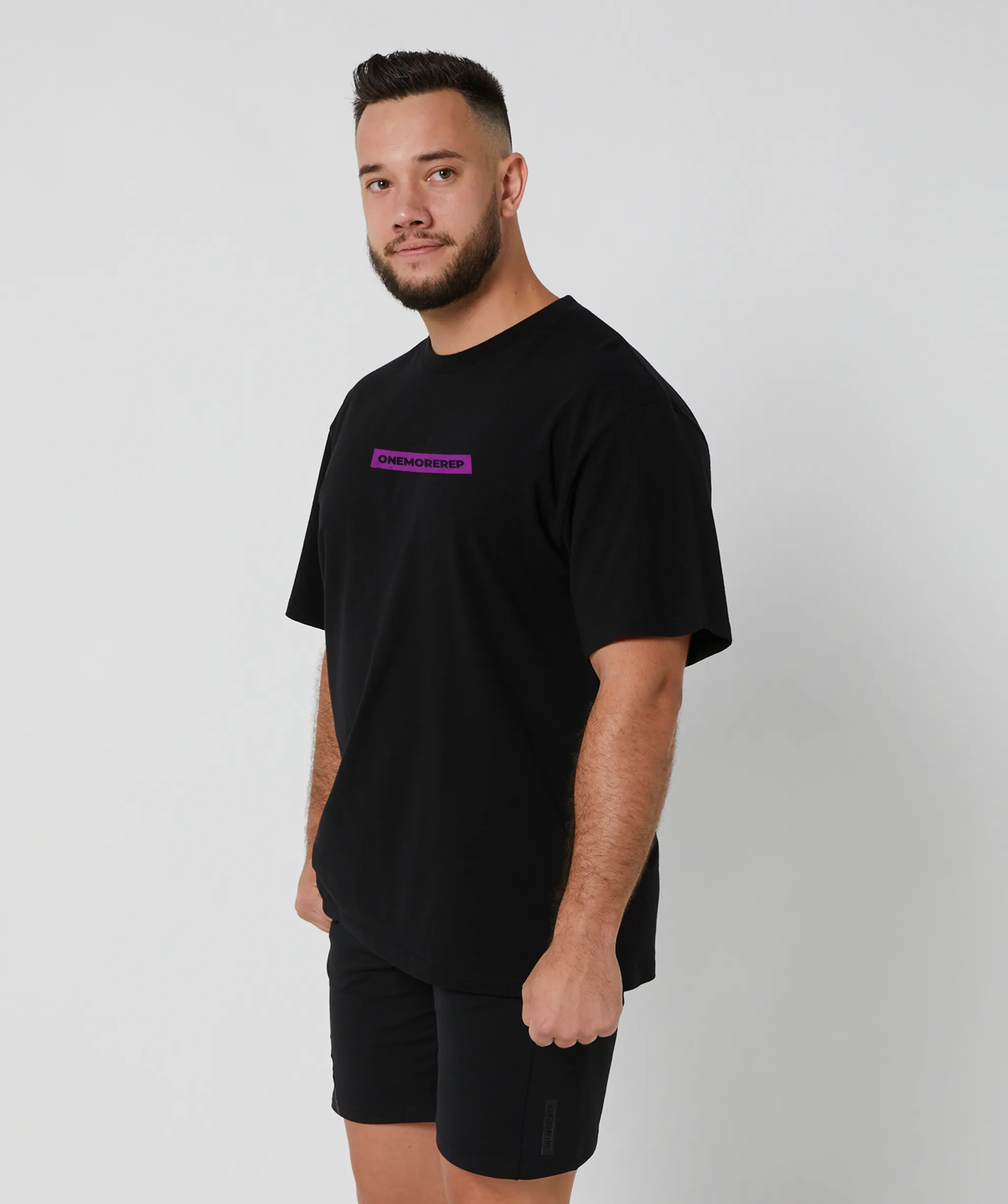 Lifting Club Tee Black/Violet