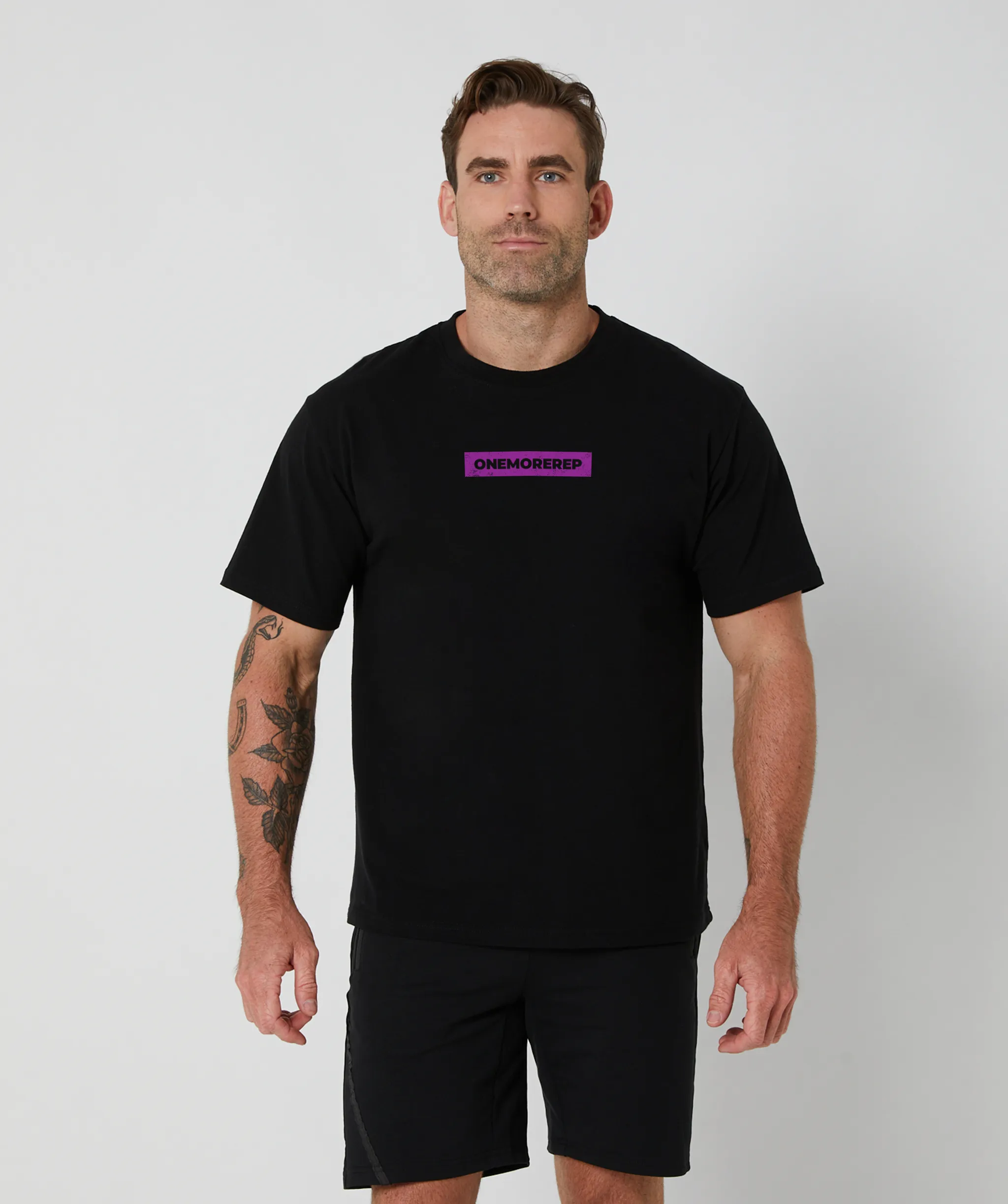 Lifting Club Tee Black/Violet