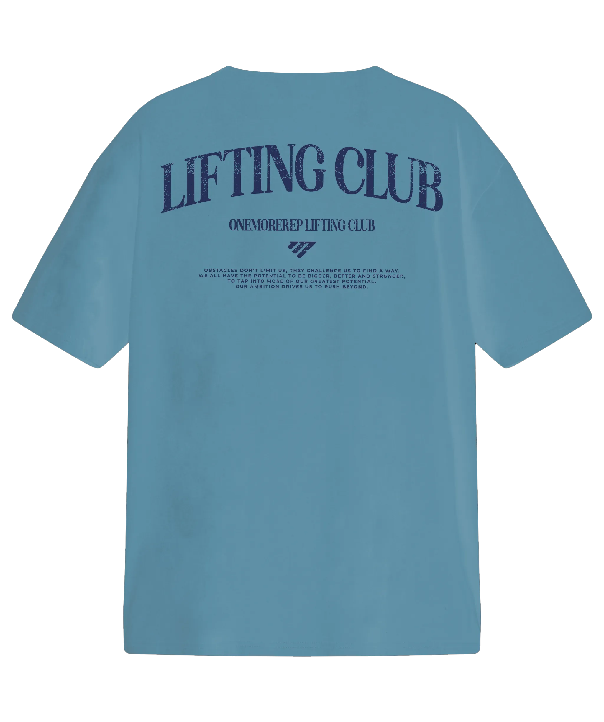 Lifting Club Tee Ice Blue