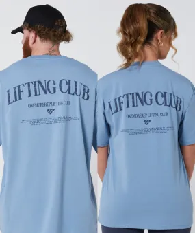 Lifting Club Tee Ice Blue