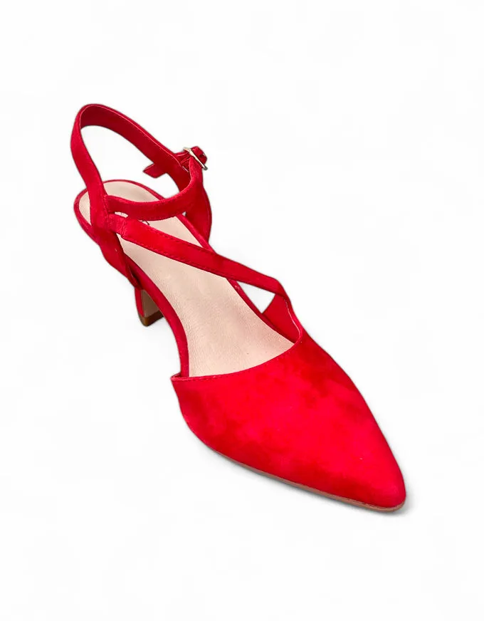 Lukka Heels New Red Suede