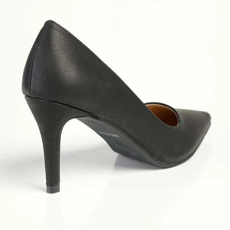 Madison Penny 5 Court Heels - Black