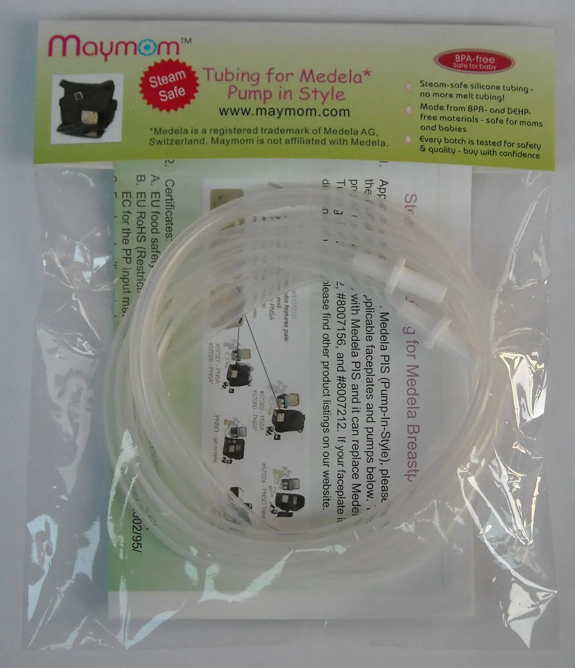 Maymom Replacement Tubing for Medela Pump in Style and New Pump in Style Advanced Breast Pump - 100% BPA Free