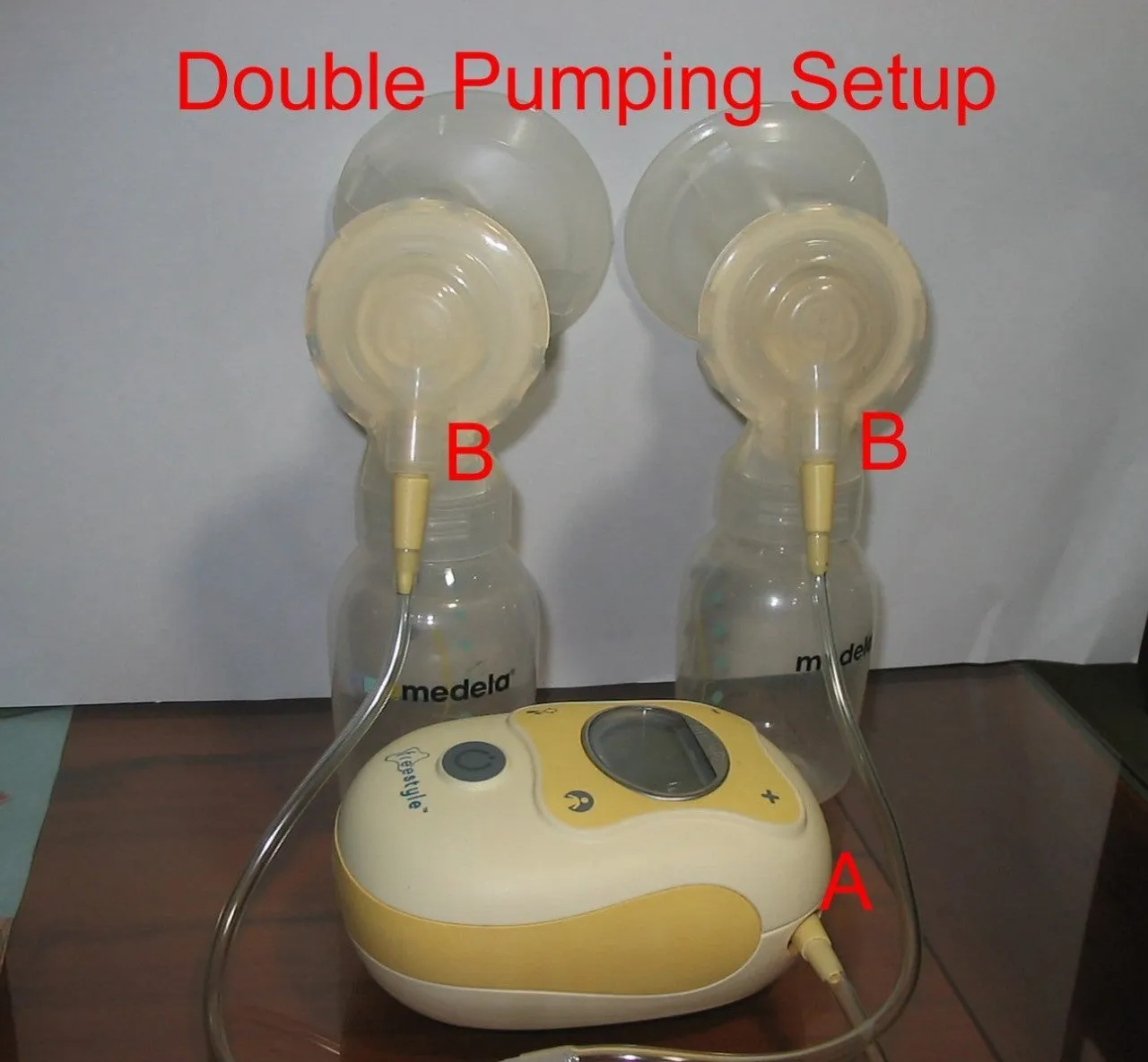 Maymom Tubing Set for Medela Freestyle Breastpump; Also Compatible w/ Spectra S1 S2 Pumps to use Freestyle Flange Connectors