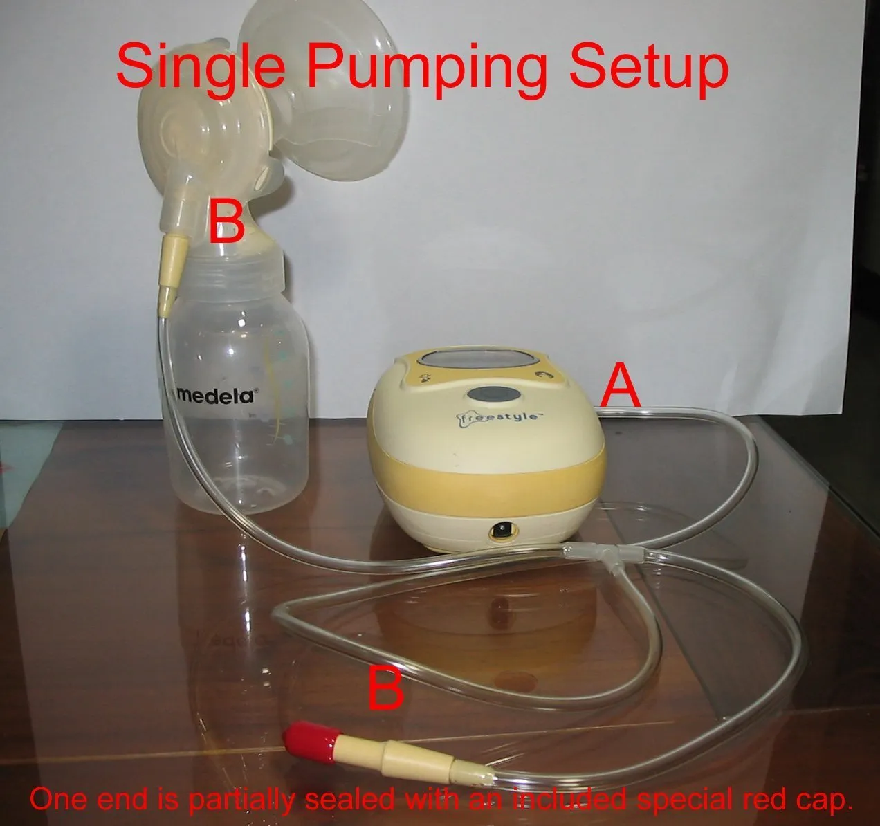 Maymom Tubing Set for Medela Freestyle Breastpump; Also Compatible w/ Spectra S1 S2 Pumps to use Freestyle Flange Connectors