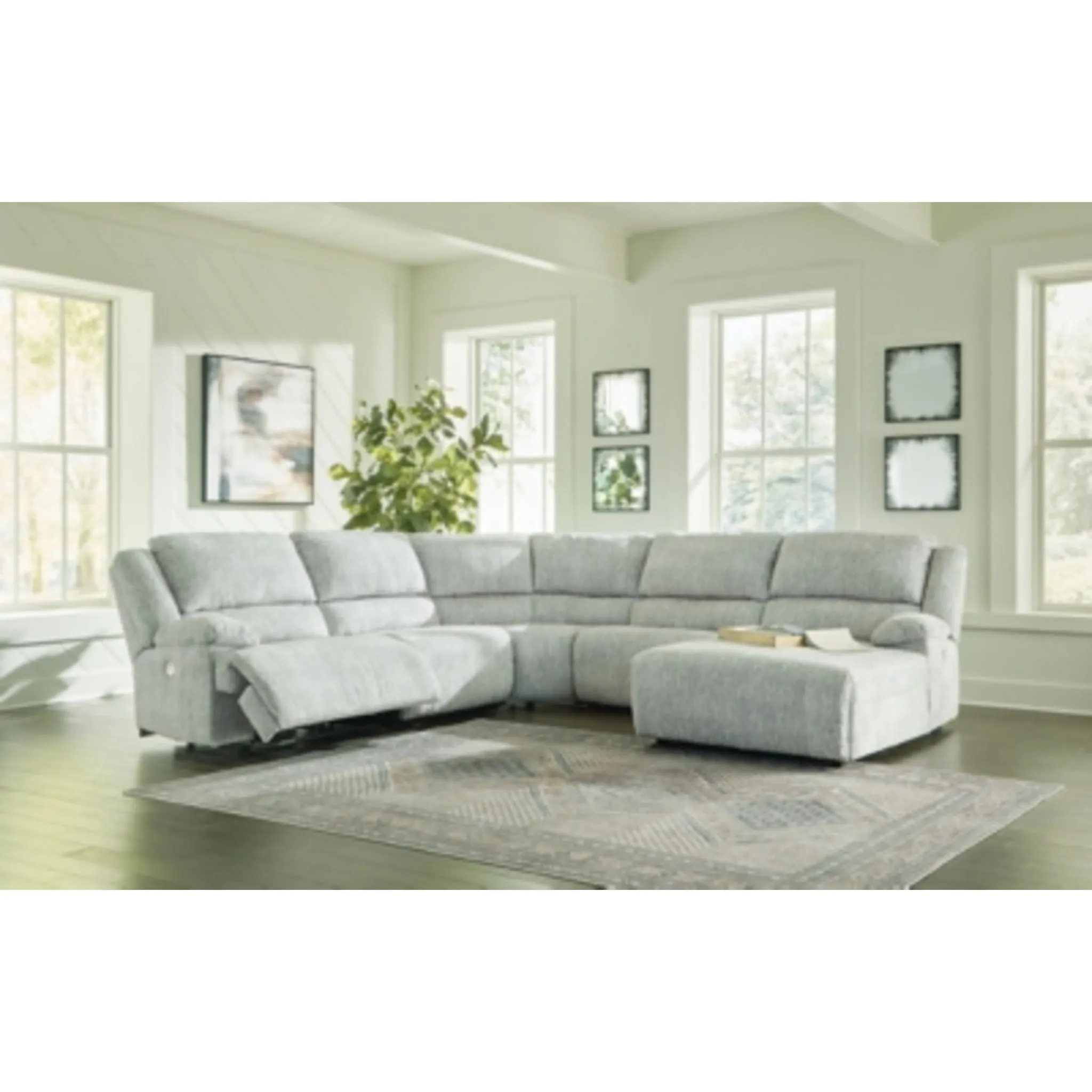 McClelland 5 Piece Power Reclining Sectional