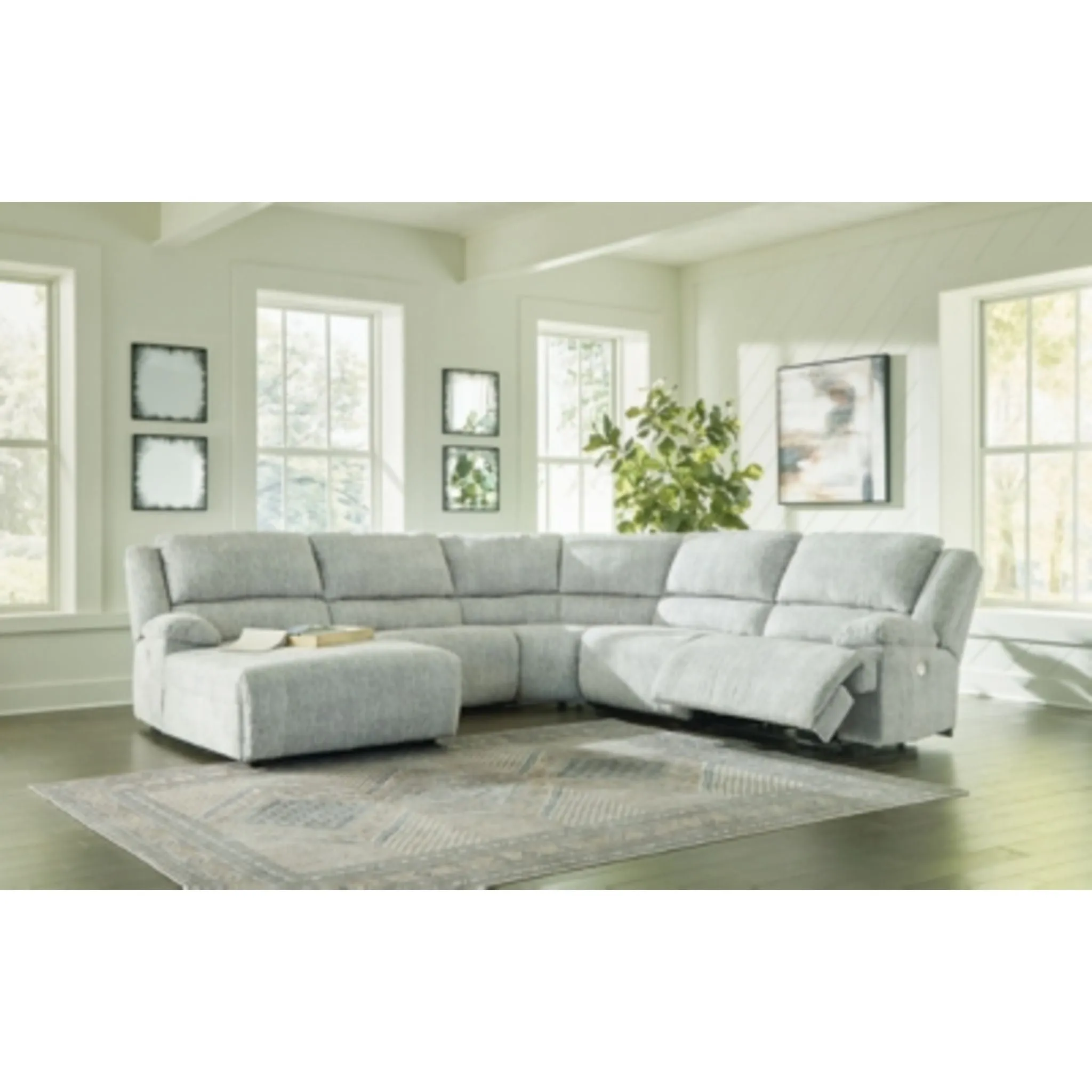 McClelland 5 Piece Power Reclining Sectional