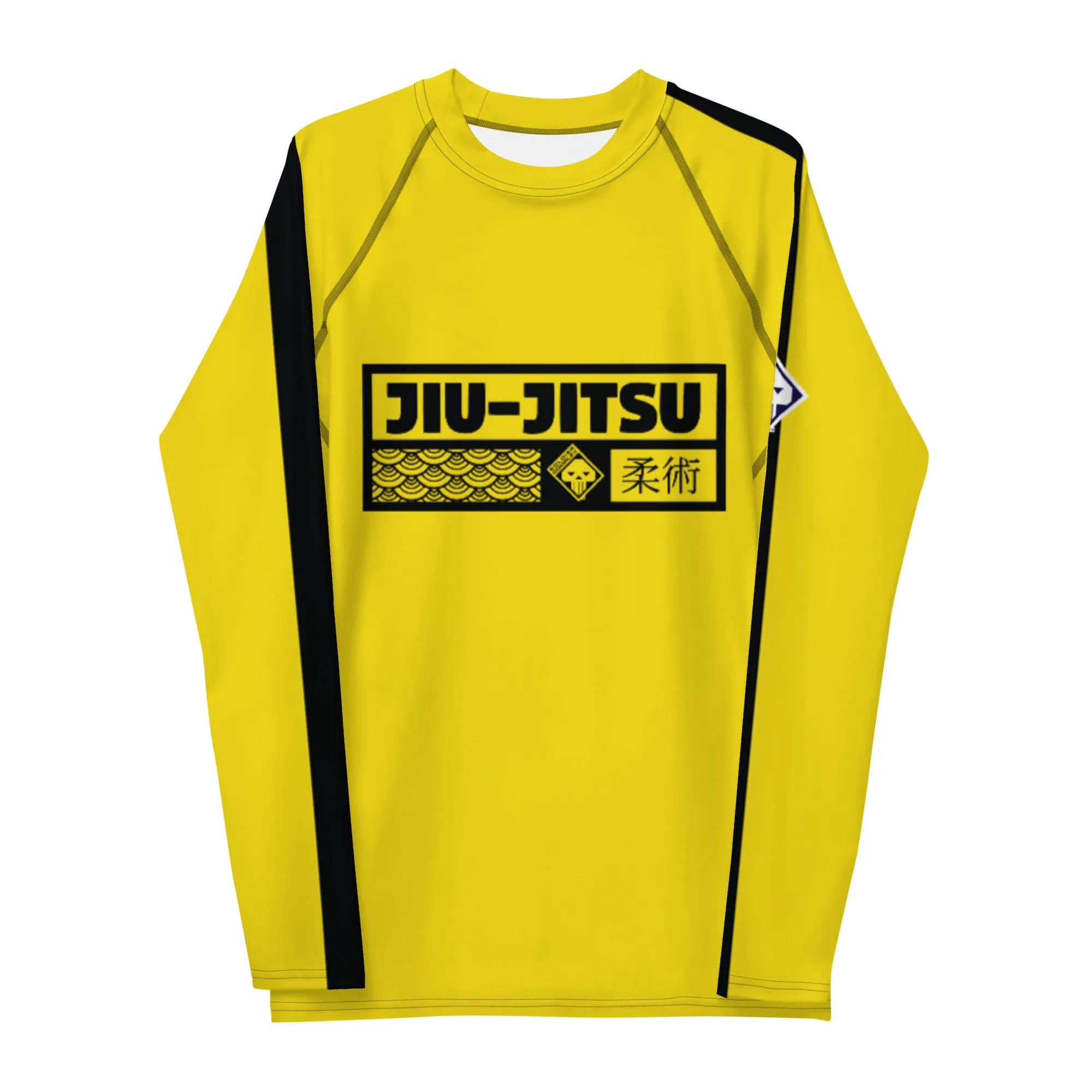 Mens Long Sleeve BJJ Rash Guard - Jiu-Jitsu 019 - Bruce Lee Game of Death