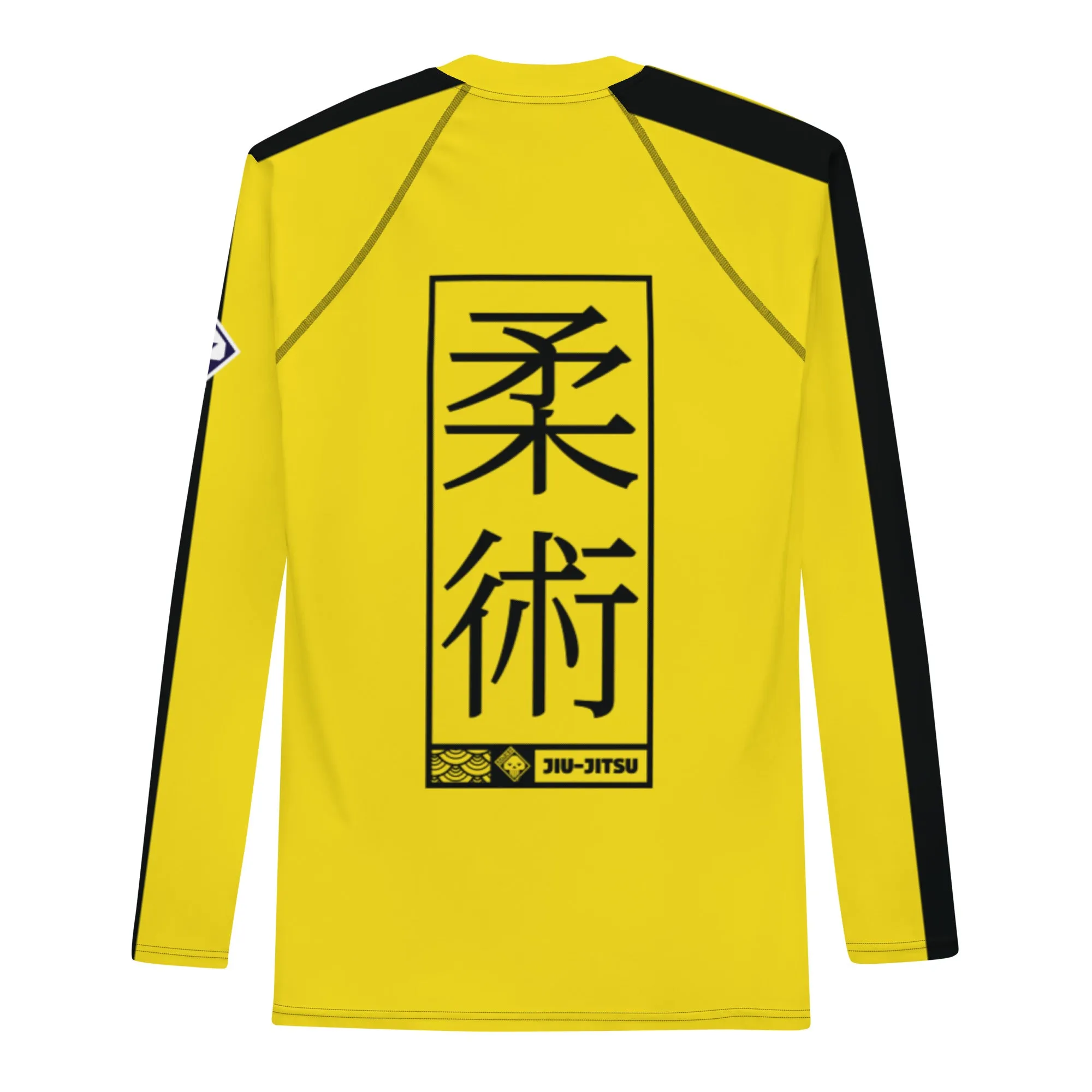 Mens Long Sleeve BJJ Rash Guard - Jiu-Jitsu 019 - Bruce Lee Game of Death