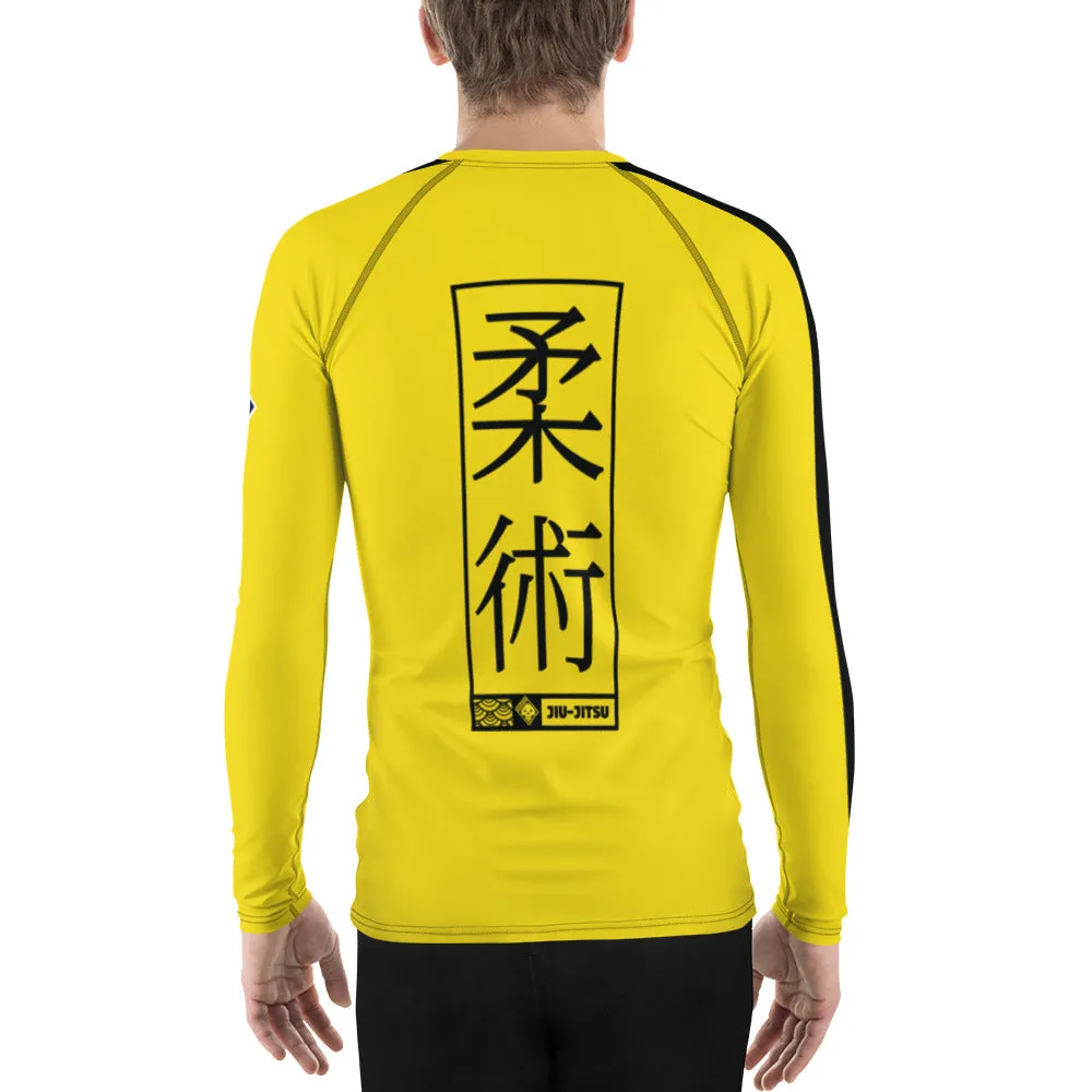 Mens Long Sleeve BJJ Rash Guard - Jiu-Jitsu 019 - Bruce Lee Game of Death