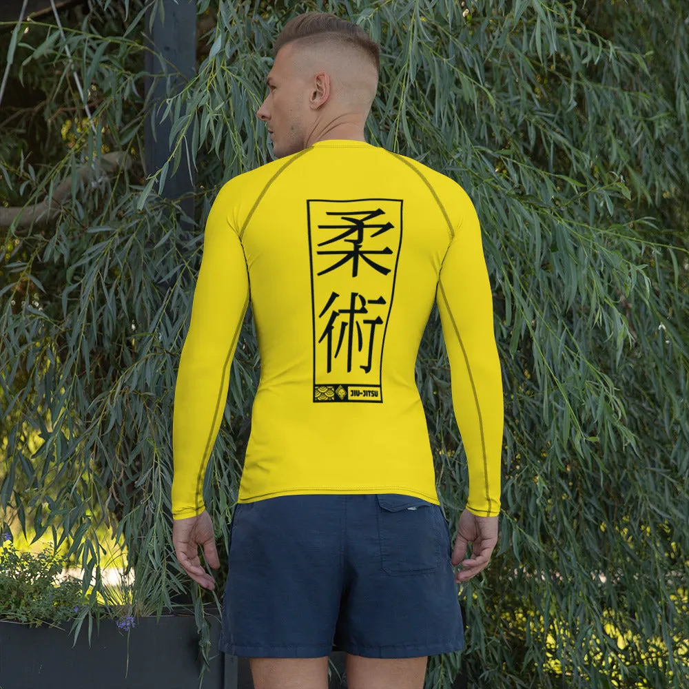 Mens Long Sleeve BJJ Rash Guard - Jiu-Jitsu 019 - Bruce Lee Game of Death